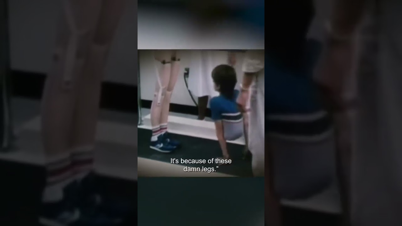Kid without legs.