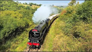 A1 Tornado 60163 Climbs The 1 In 49 To Green End