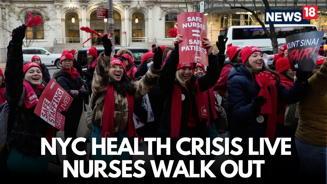 LIVE: 15,000 Nurses Go on Strike Across Major New York City Hospitals ...
