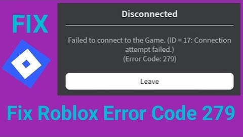 Fix Roblox Error Code 279 | Connection Problem Solved 2025