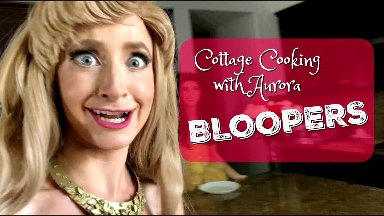Disney Princess Bloopers - Cottage Cooking w Aurora: Belle's Apple Tart
