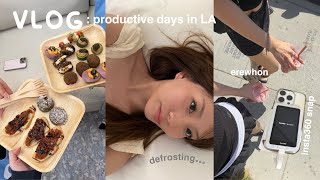 VLOG: defrosting & finding my spark, study with me, doing LA things, new Insta360 Snap