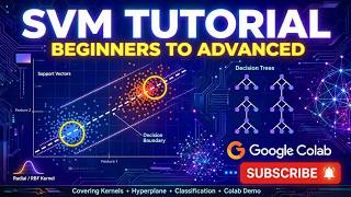 SVM Machine Learning Tutorial for Beginners to Advanced | Decision Trees, Kernels & Google Colab