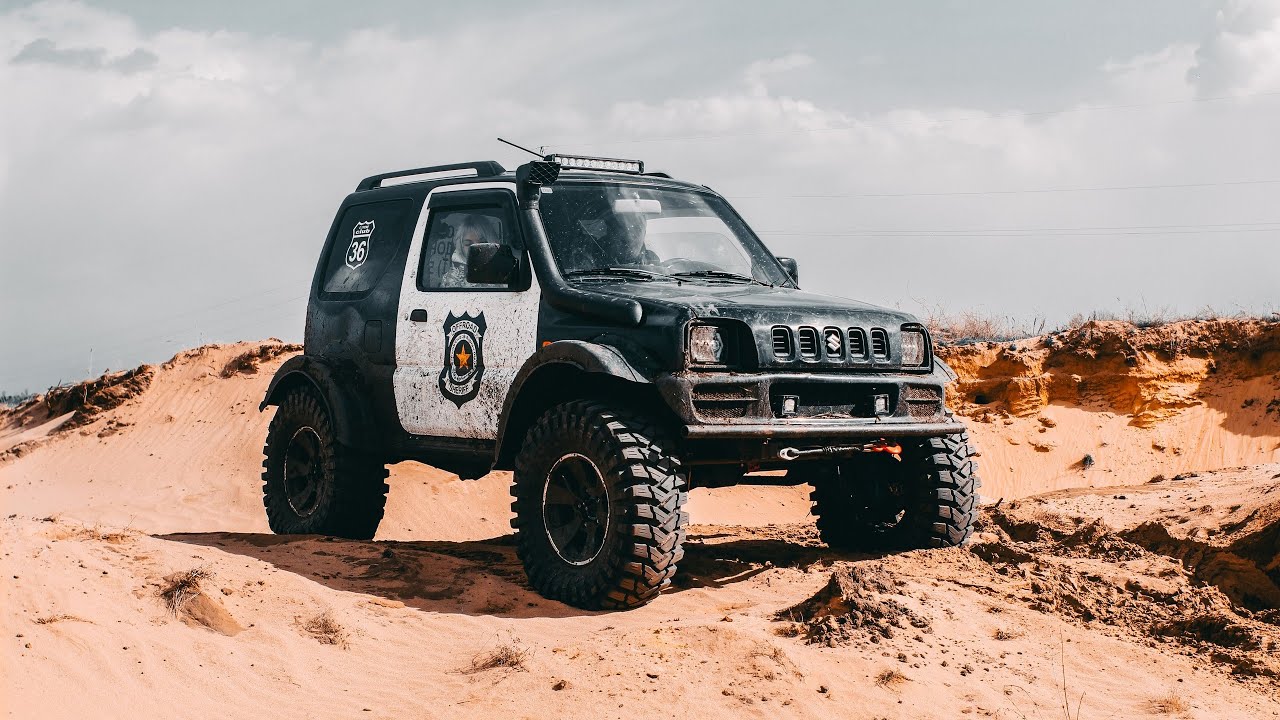 Jimny на бортовых редукторах и 35" Silverstone. 2 серия - YouTube