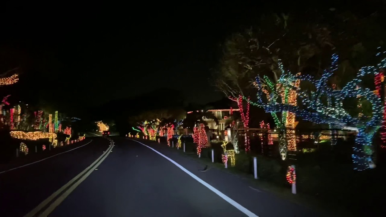 2020 Hillsboro Mile FL Christmas Lights YouTube