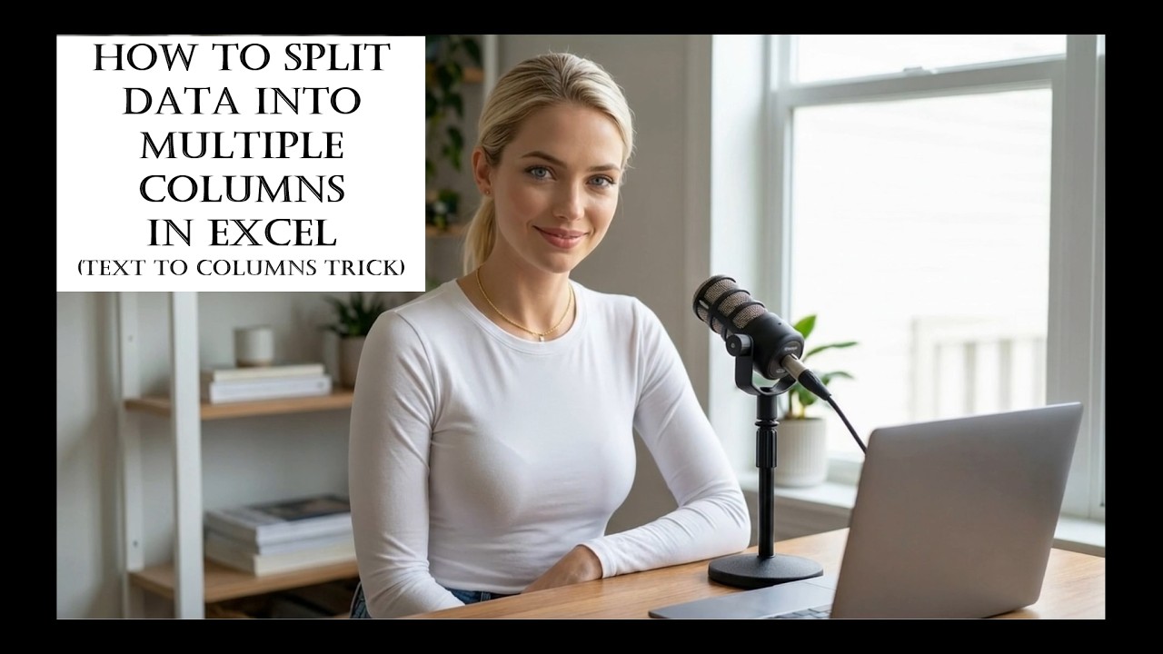 How to Split Data into Multiple Columns in Excel (Text to Columns Trick ...