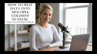 How to Split Data into Multiple Columns in Excel (Text to Columns Trick)