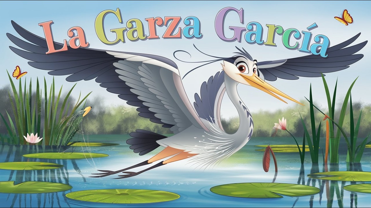 😶‍🌫️🐦LA GARZA GARCÍA🥰|Canción infantil para #bailar y #aprender en # ...