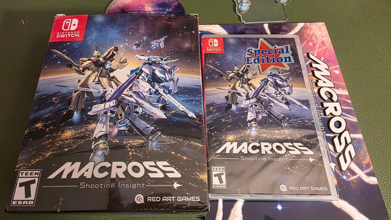 MACROSS Shooting Insight Switch unboxing.