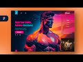 Figma Gym Website UI Design: Interactive Website UX Tutorial