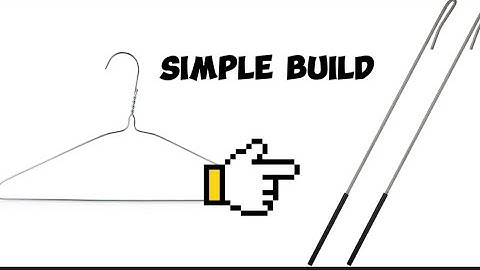 How to make a puppet rod made from a hanger