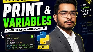 Python Print Function & Variables Explained 🔥 | Python for Beginners in Urdu/Hindi | Complete Guide