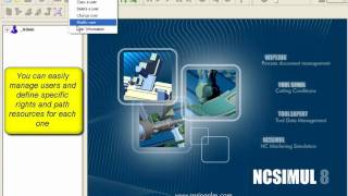 Ncsimul Machining Simulation - User Interface - Multiple Users