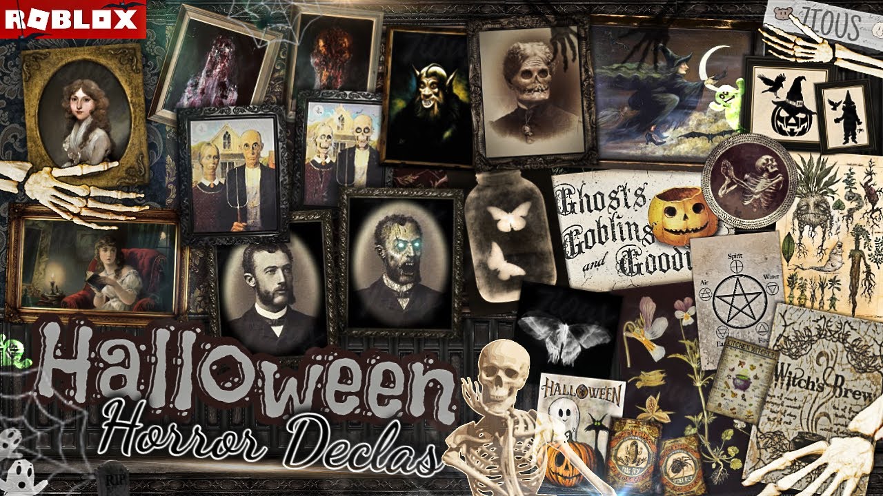 Halloween Decals & Horror Theme Decals, Decals Ids