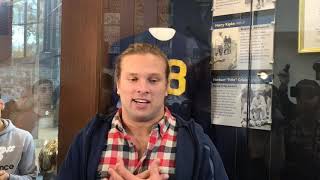 Chase Winovich wants lunch money repaid, with interest