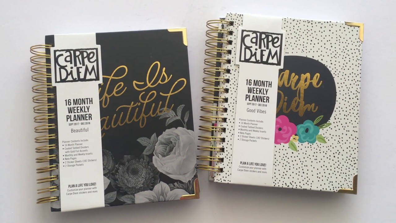 Carpe Diem A5 Planner (by Simple Stories) Review & Flipthrough