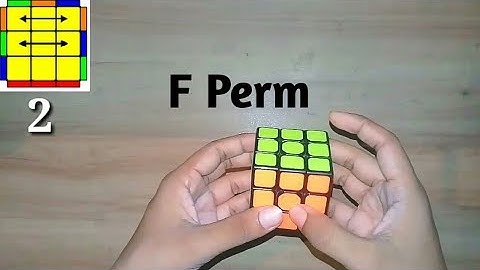 F Perm Advance PLL Algorithm 2 #Cubingking