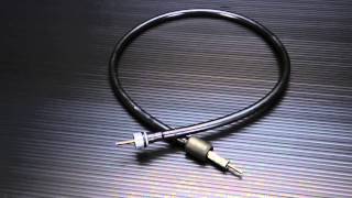 ヤマハ【SR400 1JR】純正スピードメーターギアケーブルはこんな感じです。