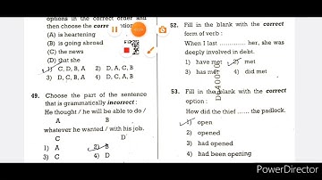 HTET PGT Level 3 English Language Part Solved | English Answer Key | 02-12-23 | Solved With Accuracy