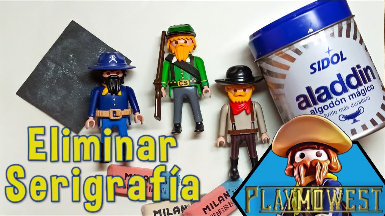 Eliminar Serigrafía en Playmobil