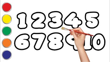 Learn Numbers l Follow the dots and write color numbers with a marker pen l 1-10 l Write Numbers