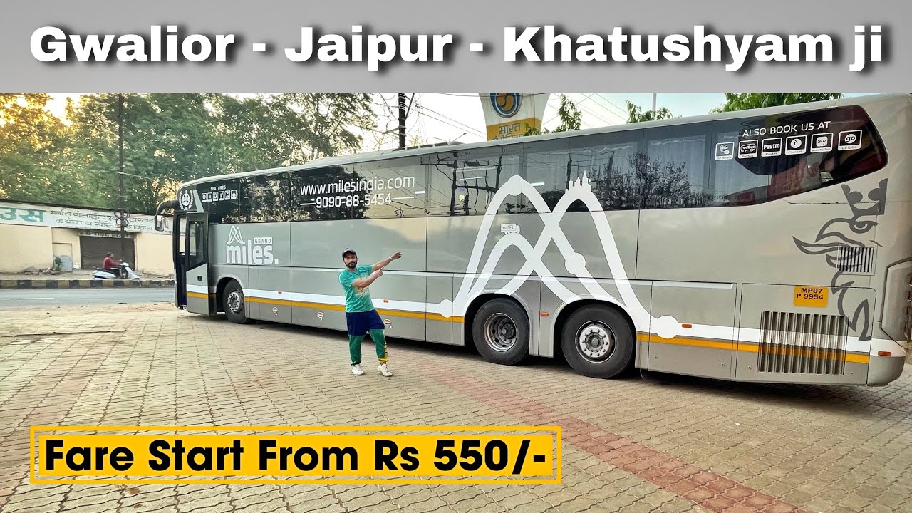 Gwalior To Jaipur In Luxury Scania Bus