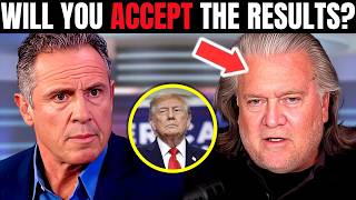 'THAT'S WHY YOU WENT TO PRISON': Chris Cuomo CORNERS Steve Bannon On Accepting The Results