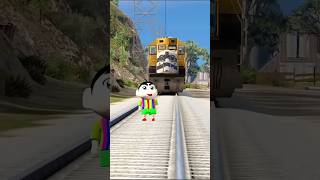 GTA V : FRANKLIN SAVING SHINCHAN FROM TRAIN 😮 #shorts #gta5 #youtubeshorts GTA V : FRANKLIN SAVING SHINCHAN FROM TRAIN 😮 #shorts #gta5 #youtubeshorts