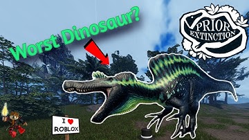 Playing As The  ̶B̶E̶S̶T̶  WORST Dinosaur In Lowlands│Prior Extinction