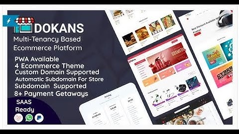 DOKANS - Multitenancy Based Ecommerce Platform (SAAS)