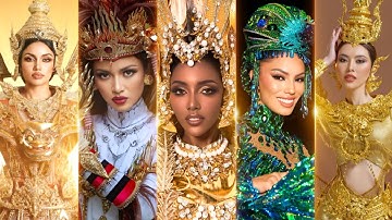 Miss Universe 2025  - NATIONAL COSTUMES (PART - 1 )👑💫❤️