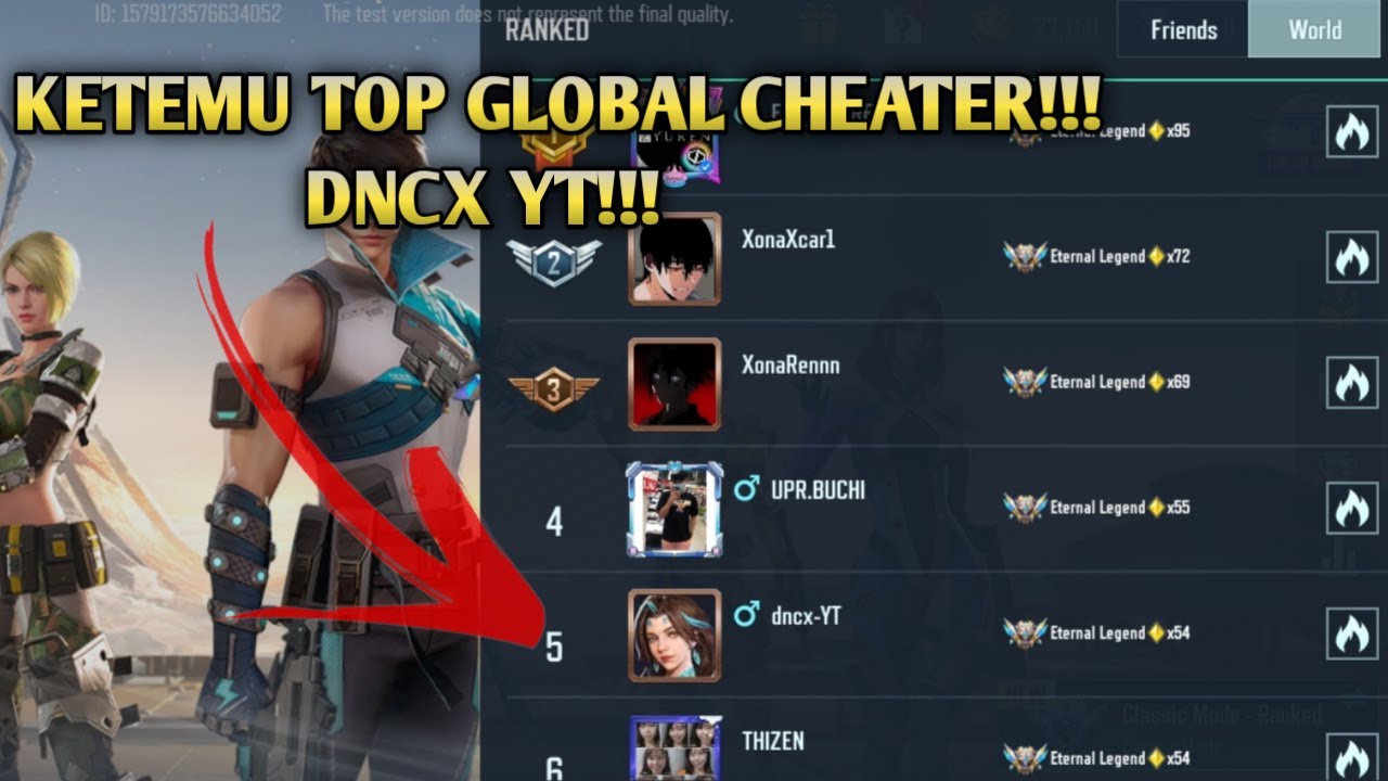 KETEMU CHEATER DI HYPER FRONT!! TOP GLOBAL 5 CHEAT!!| Hyper Front