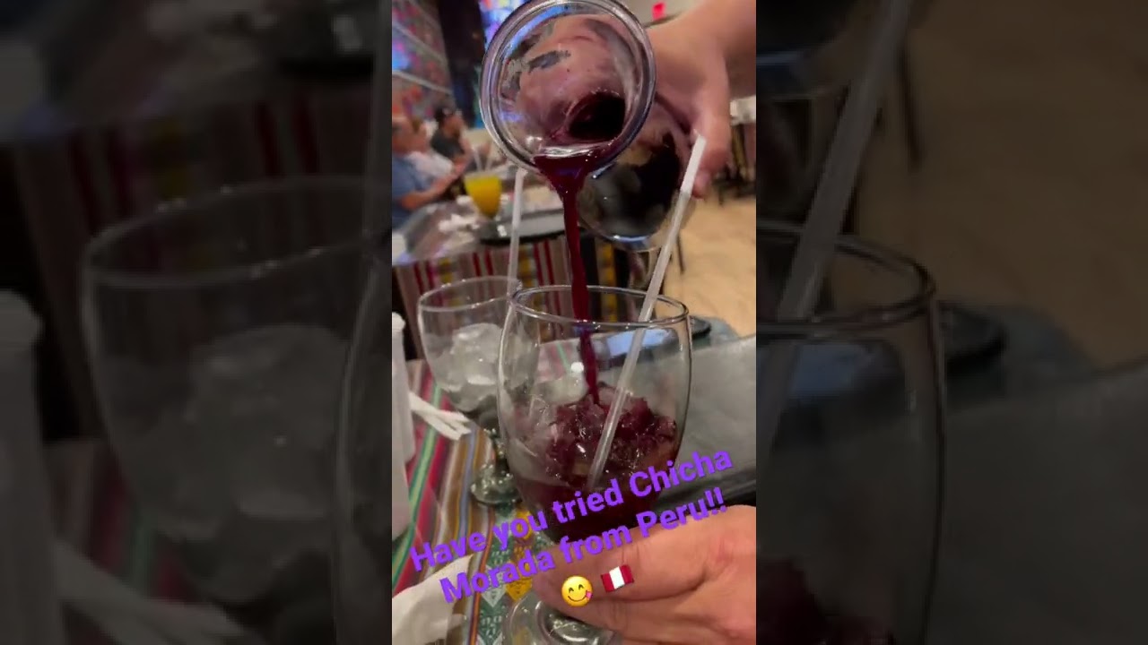 Chicha Morada is a delicious drink from Peru made from Purple Corn! 🌽