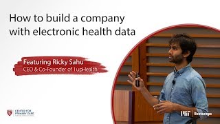 MIT Bootcamps: How to build a company with electronic health data screenshot 5