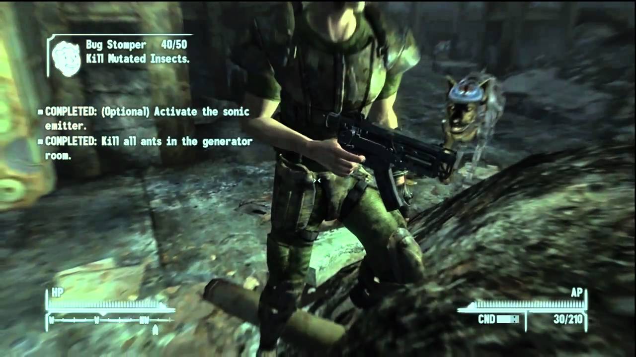 Fallout New Vegas Walkthrough HD Episode 91 Nellis's Ant Problem YouTube