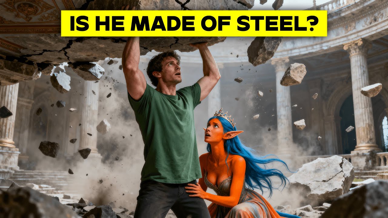 Дворец рухнул на королеву, но человек удержал для неё крышу.