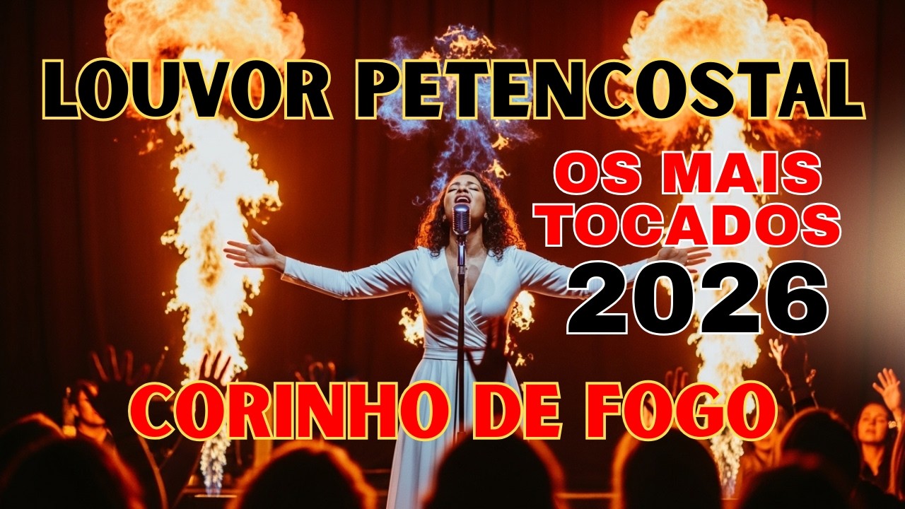CORINHOS DE FOGO PENTECOSTAIS 🔥 AVIVAMENTO PURO 2026 | LOUVORES QUE FAZEM DESCER O FOGO