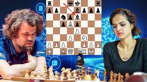 Tania Sachdev vs Magnus Carlsen  chess game 67