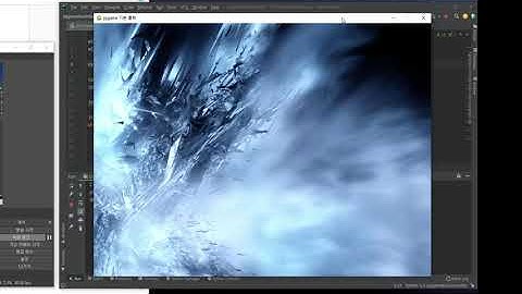 Python Pygame - 화면 띄우기, 사진 음악 출력, 캐릭터 출력, 캐릭터 이동 강좌
