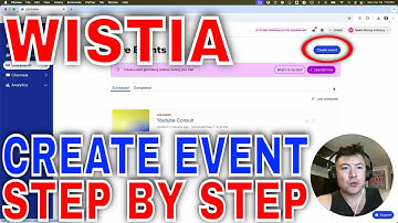✅ How To Create Wistia Webinar Event 🔴