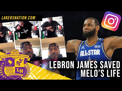 Lakers Star LeBron James Saved Carmelo Anthony's Life