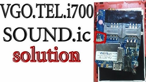 vgo tel i700 jumbo sound ic problem solution