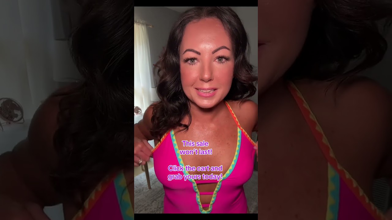 Grab this neon one piece swimsuit on flash sale now! 