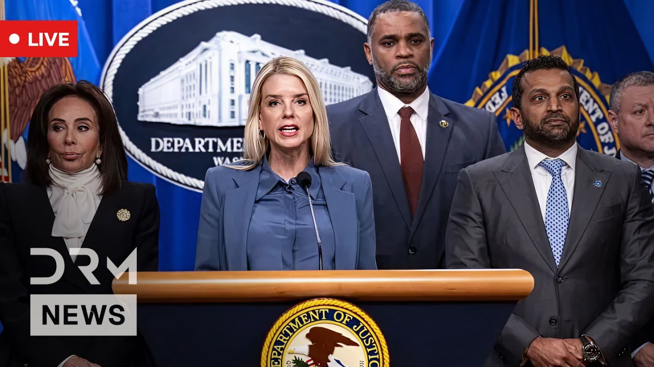 LIVE: Attorney General Pam Bondi and FBI Director Kash Patel Make DOJ Announcement | AC1N