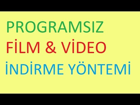 İnternetten Programsız Video, Film, Dizi İndirme Yöntemi (En kolay ve rahat yöntem)