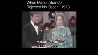 🎬 One of the most unforgettable moments in Academy Awards history happened in 1973… 