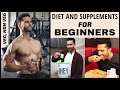 Best diet and supplements for beginners in the gym training under navjot workout series