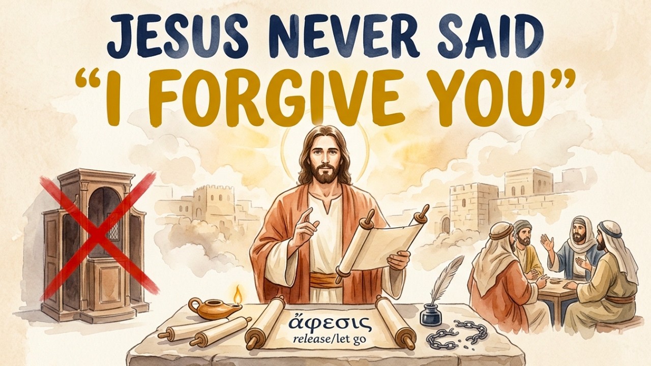 The Greek Word Aphiēmi: Jesus's True Meaning of Forgiveness