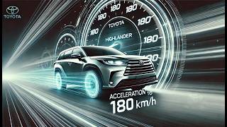 Toyota Highlander Speed Test 2024 Grand Vs 2020 Hybrid Vs V6 Vs 2014