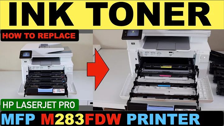 HP Color LaserJet Pro MFP M283FDW Ink Toner Replacement.